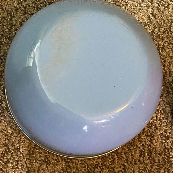 Set of Three Colorful Mixing Bowls Metal Enamel - Picture 4 of 16